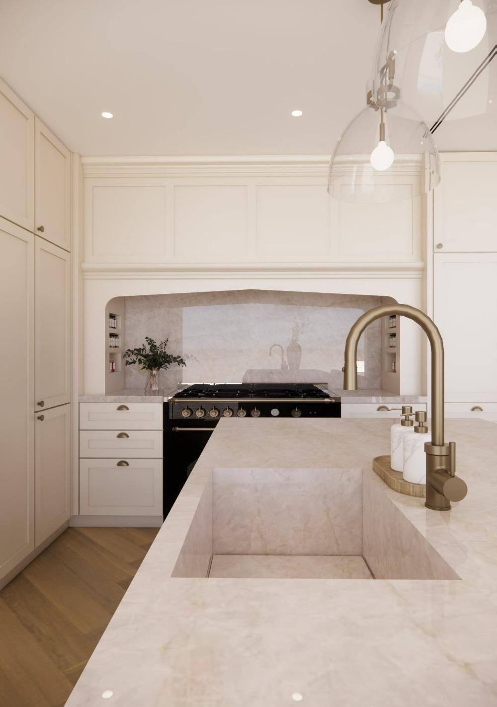 Al Furjan Kitchen — hero render