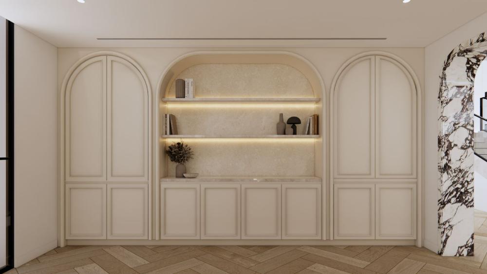 Arched joinery elevation