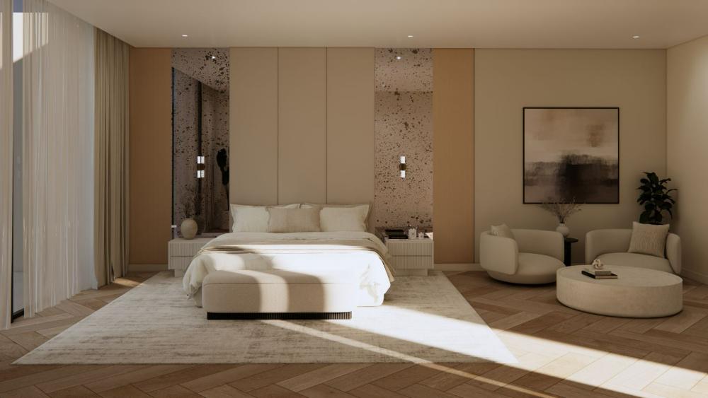 Master bedroom, morning light