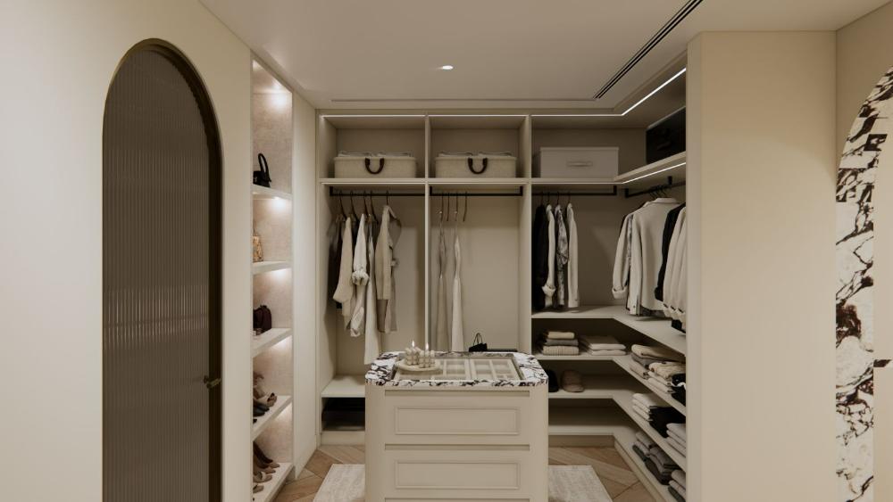 Walk-in wardrobe