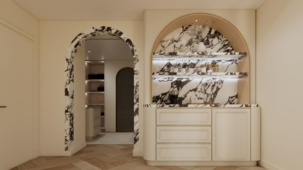 Viola arch and coffee bar