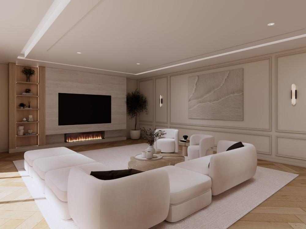 Family living and fire wall