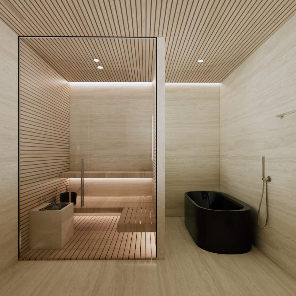 Sauna and plunge