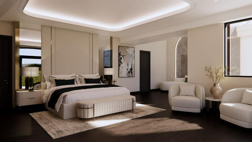 Master suite, morning light